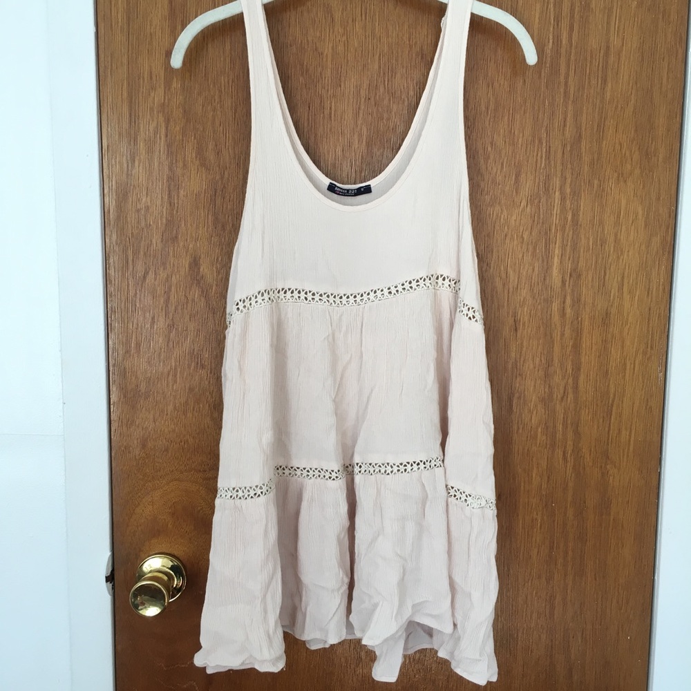 Gauzy Cream Tank Top